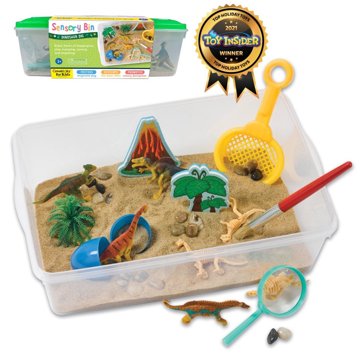 Creativity for Kids Sensory Bin Dinosaur Dig- Child & Toddler